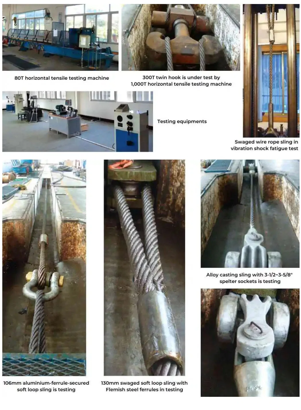 Spliced Steel Core Wire Rope Sling