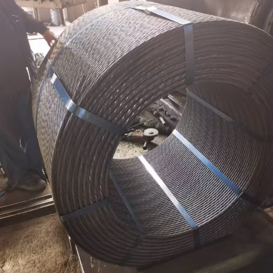 Plastic Coating Wire Steel Rope Ungalvanized Steel Core Galvannized Steel Rope Black 6X19 Steel Strand