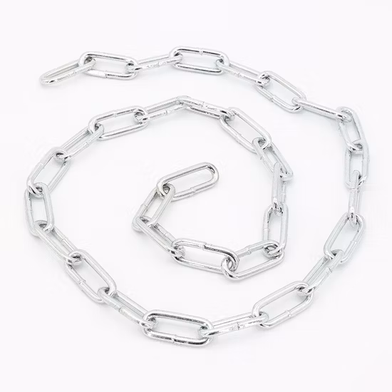 아연 도금 무용접 이중 루프 링크 체인